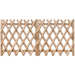 Cancelli da Giardino 2 pz in Pino Impregnato 300x100 cm precio