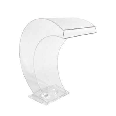 Cascata MAMBA mezzaluna per piscina - Cascata Mamba Mezzaluna Per Piscina Acrilico Con Led Bianco - 30x32xh54 Cm
