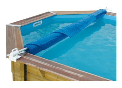 Rullo Avvolgitore per piscine in legno fino a 4,70 m di larghezza