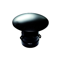 Cappello cinese femmina canna fumaria 100 mm acciaio inox nero pellet en oferta