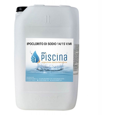 Ipoclorito Di Sodio 14/15 V.mi Confezione Da 25 Kg