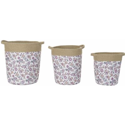 Set di Cestini Poliestere (3 pcs) - Dkd Home Decor