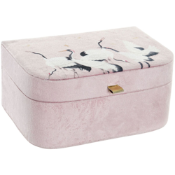 Scatola-Portagioie Cartone Orientale Uccello (22 x 14.5 x 10.5 cm) - Dkd Home Decor características