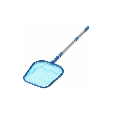 Leaf skimmer Heavy Duty Pool Leaf skimmer net con asta telescopica in alluminio regolabile per piscine e spa, B