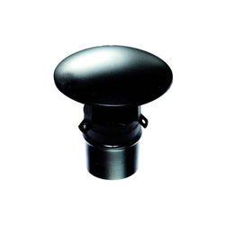 Cappello cinese maschio canna fumaria 100 mm acciaio inox nero pellet en oferta