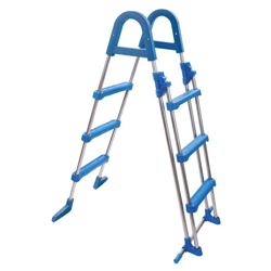 Scaletta Di Sicurezza Azuro In Acciaio A 3 Gradini - 3x3 H.1,07 - Per Piscine Fino A 1,10 M Di Altezza en oferta