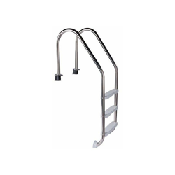 Scaletta Standard In Acciaio Inox 304 E Gradini In Pvc - 3 Gradini, Per Piscine Con Altezza Minima 1,10 M características