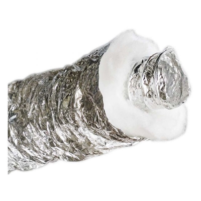 tubo flessibile termo ventilazione pellet 100 mm x 10 mt coibentato