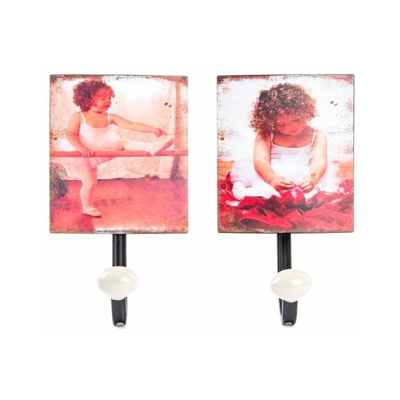 Appendiabiti Metallo (2 pcs) (12 x 21 x 21 cm) - Dkd Home Decor