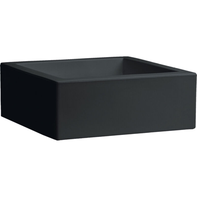 Vaso quadrato basso MINOS 60x60 - GRIGIO ANTRACITE - NICOLI