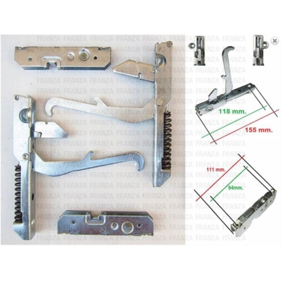 Kit Cerniere Porta Forno Complete Tecnogas Smeg Smalvic Franke Cucina