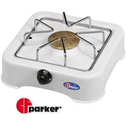 Fornello a gas 1 fuoco, spartifiamma in ottone cm 23,5x23,5x6 parker características