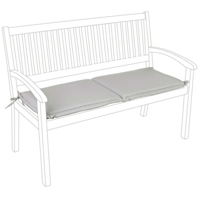 Cuscino per Panca 2 3 Posti da Esterno Poly Idrorepellente Sfoderabile Bizzotto - Colore: Tortora 2 Posti