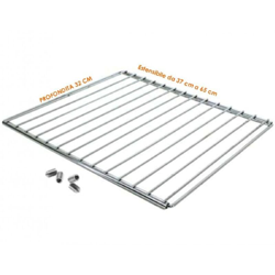 GRIGLIA RIPIANO UNIVERSALE FORNI INCASSO E CUCINE DA 60CM Estensibile da 37 a 65cm características