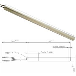 Resistenza Candeletta Stufa a Pellet 10mm 300W 155mm EXTRAFLAME DAL ZOTTO TMC ravelli características