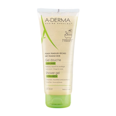 A-DERMA Les Indispensables Gel Doccia Surgras 200 ml