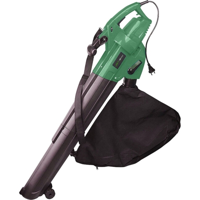 Soffiatore Aspiratore Elettrico a Spalla Aspira Foglie Sacco Tubo Trituratore