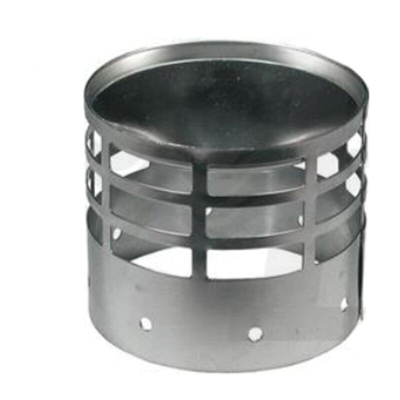 Cappellotto Cappello Griglia Finale Tubo Stufa A Pellet Inox D.8