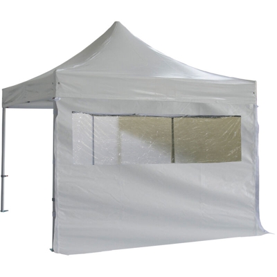 3m Tarpaulin Mezza finestra panoramica con tenda PVC 520 g / m2 bianco