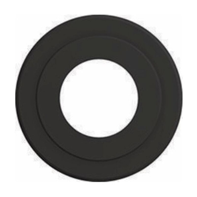 ROSONE DI FINITURA NERO TUBI DA 80mm STUFA A PELLET