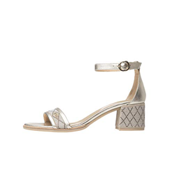 Nero Giardini P805831D Sandali Donna in Pelle E Camoscio - Platino 40 EU características