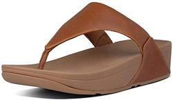 Fitflop Lulu Leather Toepost, Infradito Donna, Beige (Ss18 Light Tan 592), 39 EU precio