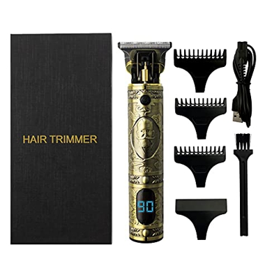 PAIDE P Tagliacapelli Uomo Professionale, macchinetta per capelli, tagliacapelli elettrico barba, beard trimmer cordless USB ricaricabile Kit completo