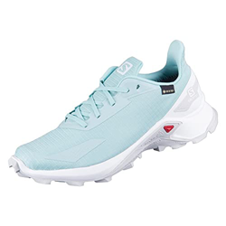 Salomon ALPHACROSS BLAST GTX W Scarpe con EnergyCell per Trail Running, Donna, Pastel Turquoise/White/Lunar Rock, 44 EU precio