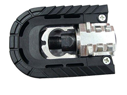 Xihaoer Pedaliera per Bicicletta Pieghevole Piattaforma Commuter Bike 9/16 Lega di Alluminio CR-mo MTB (Nera) precio