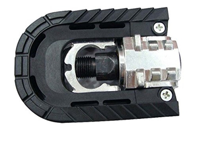 Xihaoer Pedaliera per Bicicletta Pieghevole Piattaforma Commuter Bike 9/16 Lega di Alluminio CR-mo MTB (Nera)