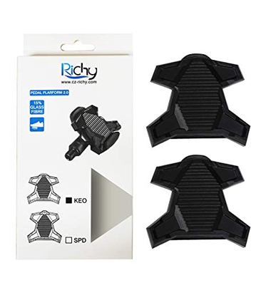 Mimoke Non Sono necessarie tacchette Converte i Pedali Automatici in Pedali Piatti Adattatore per Pedale Bici per Sistema Look Keo (KEO)