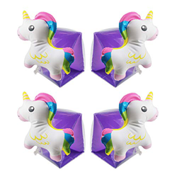 Wenlia Braccioli di Sicurezza per bambini, Unicorn Arm Bands, Braccioli Deluxe Fenicotteri Bracciali Gonfiabili, Manica Gonfiabile di Sicurezza Pratic precio