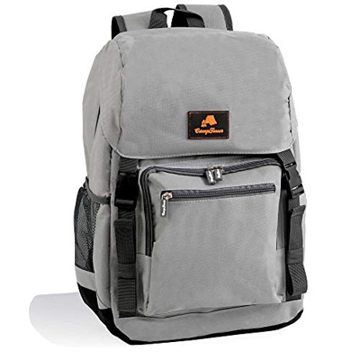CampFeuer Zaino termico da 20 litri | leggero e impermeabile | grigio | Borsa isolante per BBQ, campeggio, spiaggia e attività all'aperto