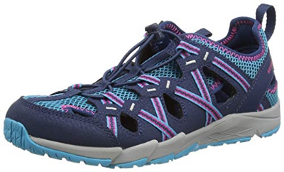Merrell M-Hydro Choprock Shandal, Scarpe da Scogli Unisex-Bambini, Multicolore (Navy/Turquoise), 38 EU