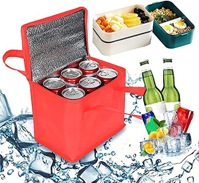 Shengruili Borse isolanti,Borsa Frigo da Donna,Mini Borsa Frigo Pieghevole,Borsa Isotermica da Pranzo,Borsa Frigo da PicnicBorsa Frigo Dalavoro,Borsa 