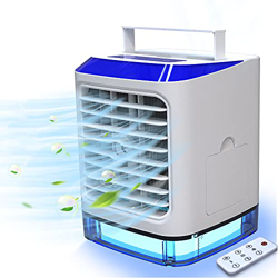 Condizionatore Portatile Personale 4-in-1 Raffrescatore, Ventilatore, Umidificatore, Depuratore 7 Colori Luce Notturna Climatizzatore Evaporativo características