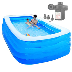 GJXJY Piscina Gonfiabile con Pompa,Piscina Gonfiabile Bambini Grande,Piscina Gonfiabile Adulti Alta,Piscina Gonfiabile Rettangolare Family,per Giardin características