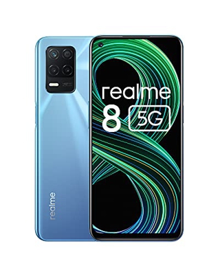 realme 8 5G Smartphone, Processore 5G Dimensity 700, Display fluido a 90 Hz, Grande batteria da 5.000 mAh, Fotocamera da 48 MP con modalità Nightscape