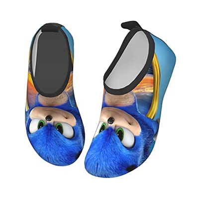 So_Nic The Hed_Gehog - Calzature per bambini, a piedi nudi, ad asciugatura rapida, per spiaggia e nuoto all'aperto, Nero 1, 29 EU