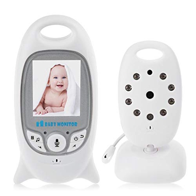 MUXAN Visore notturno audio digitale wireless a 2,4 GHz per baby monitor