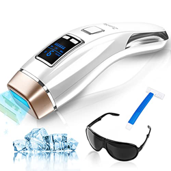 Epilatore Luce Pulsata IPL, Epilatore Laser per Donna e uomo,IPL 999,999 Flash e 9 Livelli di Energia e 2 Modalità del'uso Perfetto per Viso, Braccia, en oferta