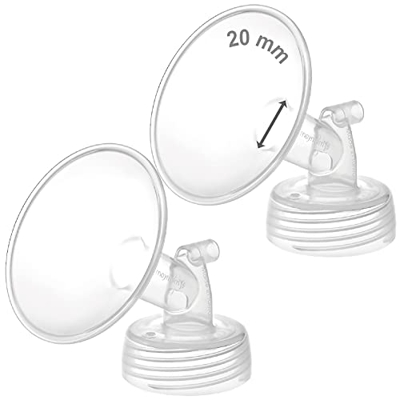 Maymom - Pompa a collo largo, compatibile con flangia Spectra 20 mm in pompe S1/S2, con flangia a bocca larga, non originale, sostituisce Spectra Shie
