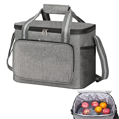 Elehui Borsa Termica Porta Pranzo 15 Litri Borsa Termica Borsa Termica Pranzo Borsa Frigo Impermeabile Picnic Borsa Adatto per Lavoro d'ufficio Campeg