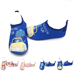 CheChury Unisex Bambini Nuotata Scarpe Acqua Antiscivolo Ad Asciugatura Rapida Spiaggia Scarpe Acqua Spiaggia All'aperto Sport Aqua Calzini, Blu (Blu) en oferta