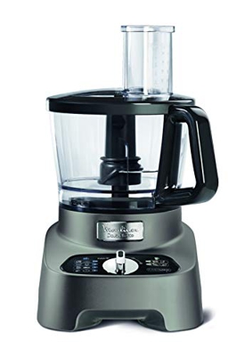 Moulinex DoubleForce FP825E Robot da Cucina, 1000 W, 3 Litri, 2 velocità, Nero, Grigio