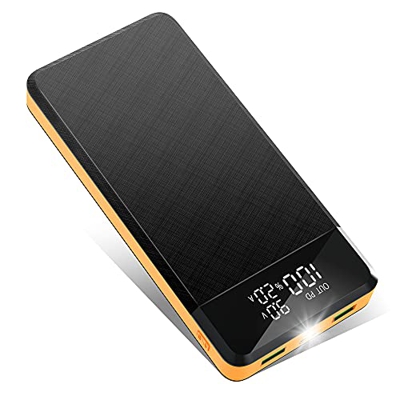 Power Bank, 26800mAh Powerbank 18W PD USB-C 3A Ricarica Rapida Caricatore Portatile, Con Display a LED 3 Ingressi e 3 Uscite Ad Alta Velocità, Con Tor