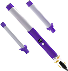 Ferro Arricciacapelli, VKK Arricciacapelli Professionale con 3 Barilotti PTC, Controllo Temperatura 110°C-210°C, Schermo LCD, Ferro arricciacapelli pe en oferta