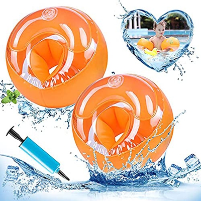 Bracciali da Nuoto per Bambini Soft Armband per Bambini per Circonferenza del Braccio Anelli Gonfiabili Racciali Gonfiabili da Nuoto per Bambini e Neo