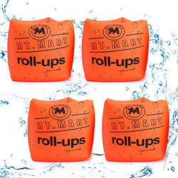 Punvot Braccioli Bambini, Braccioli di Sicurezza per Bambini 4 Pack Float Sleeves Bracciali di Nuoto Bracciali Gonfiabili da Nuoto Banda di Braccio, A precio