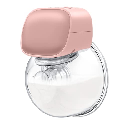Tiralatte Momcozy, Tiralatte Elettrico Indossabile a Mani Libere, Pompaggio Potente, Latte a Prova di Perdite, Ultra Silenzioso, Nessun Dolore, Legger